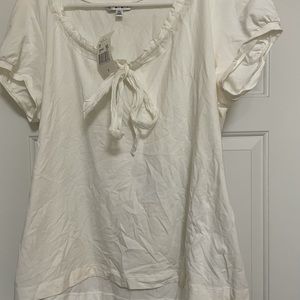 CABI white blouse